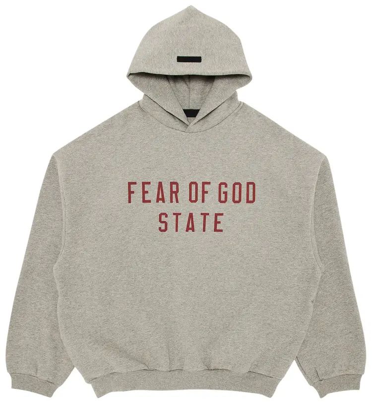 Fear of God Fear of God Essentials Fleece Hoodie Dark Heather Grey product image